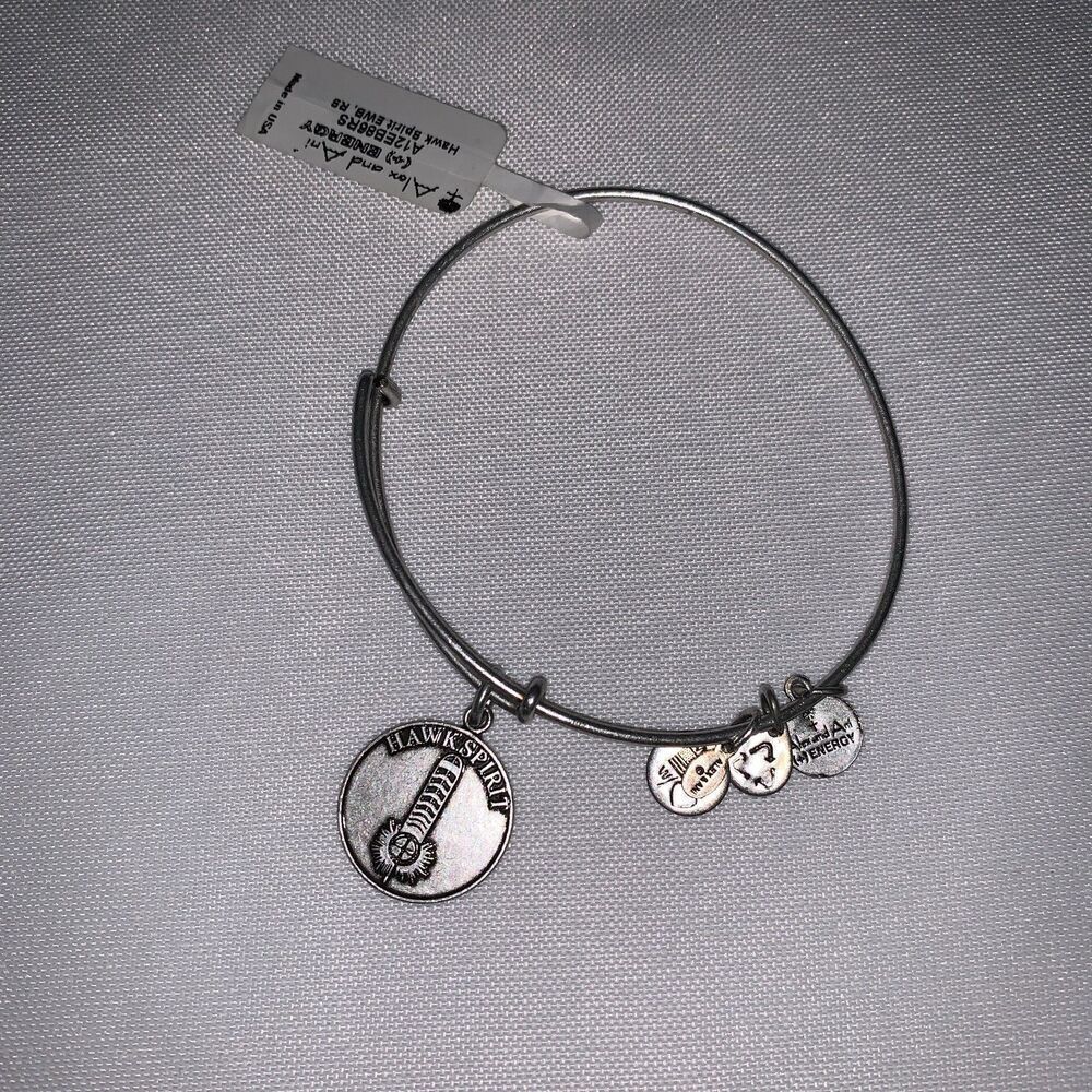 Alex and Ani Hawk spirit Charm Bangle, ALEX AND ANI HAWK SPIRIT CHARM BRACELET